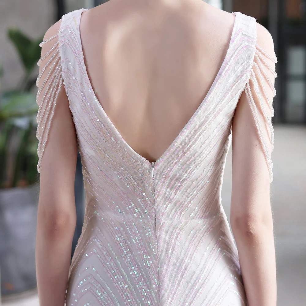 2024 новые роскошные коктейльные платья с блестками для особых мероприятий