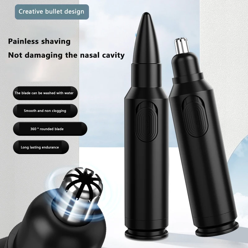 Триммер электрический для волос в носу портативный мини-триммер ушей мужчин и