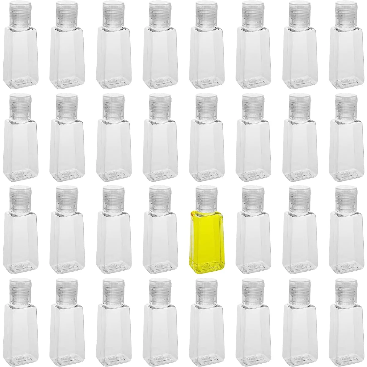 

180PCS Plastic Empty Bottles 1oz/30ML Refillable Travel Size Bottles Mini Plastic Vial Toiletry Container for Shampoo Toiletries