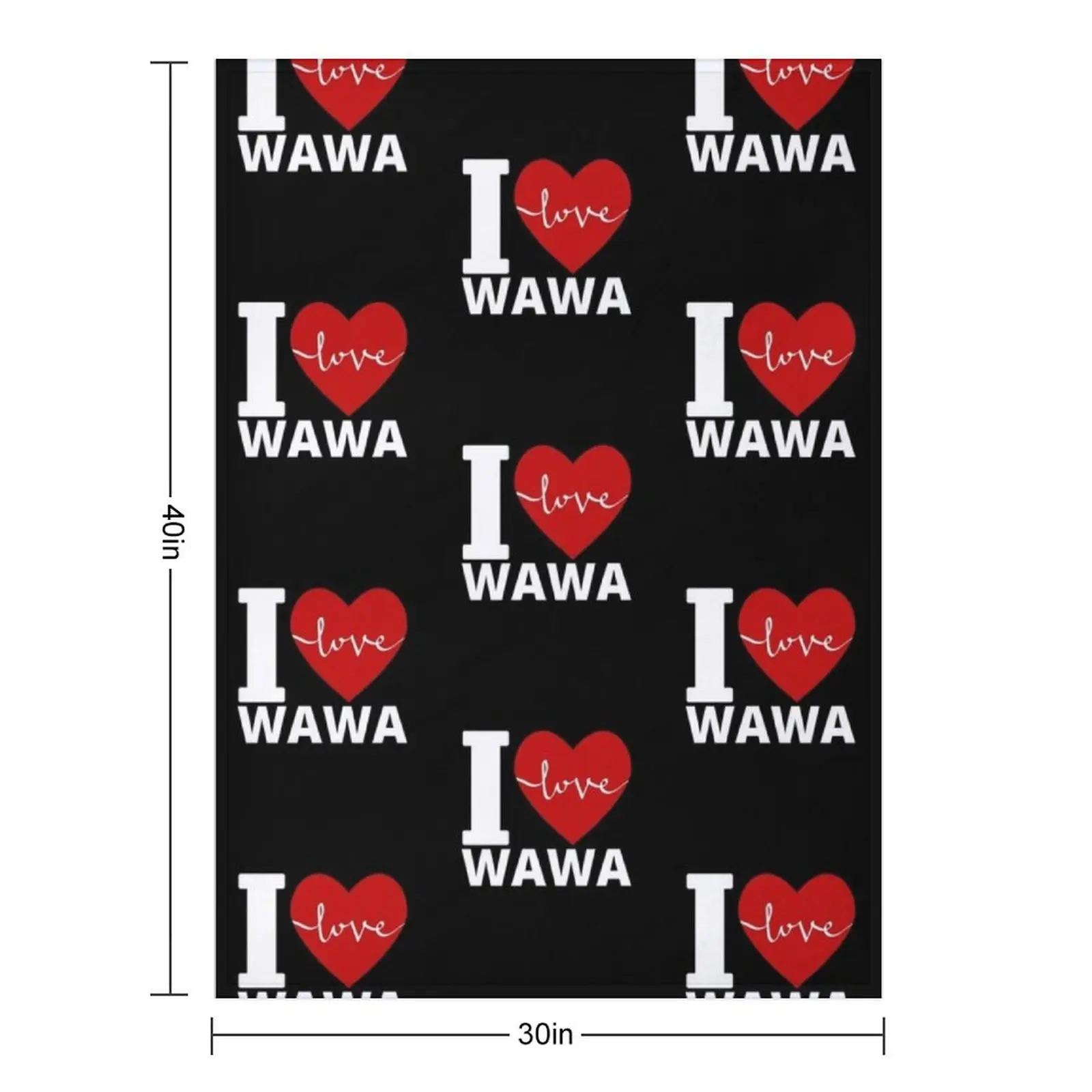 Фото Плед I LOVE WAWA, одеяла для диванов, роскошные одеяла для диванов, одеяла №3