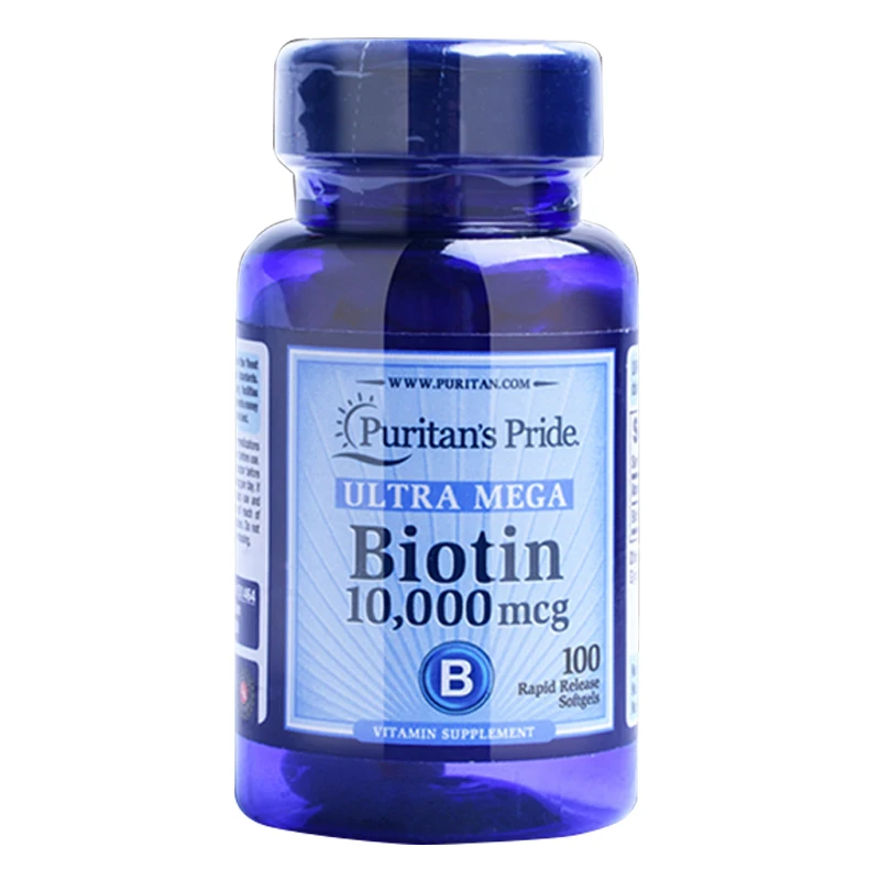 

1 Bottle 100 Pills Vitamin H Biotin Capsules Say Goodbye to Grey Hair Hair Health 10000mcg hair care capsules