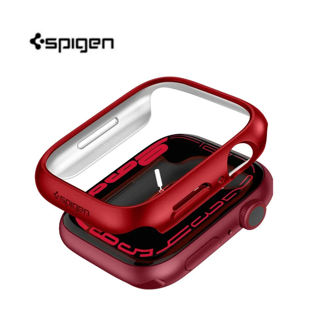 Бампер Spigen для Apple Watch 8 7 SE 6 5 4, жесткая Противоударная тонкая Обложка для ПК, 45 мм 44 мм 41 мм 40 мм
