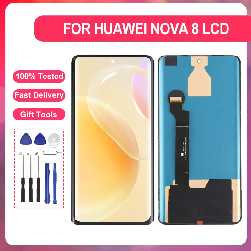 

1 шт., сенсорный ЖК-экран 6,57 дюйма для Huawei Nova 8
