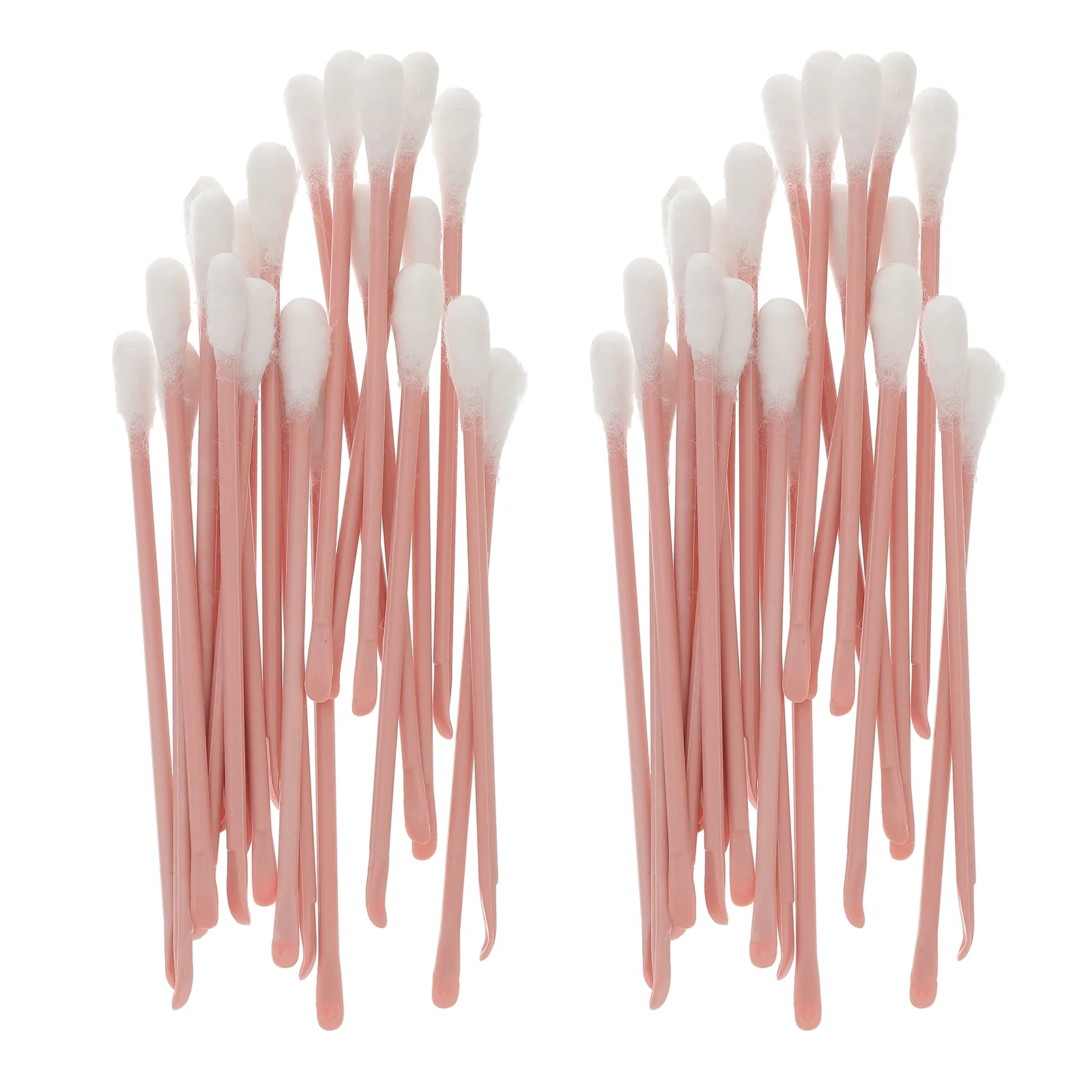 

80pcs Double Head Cotton Swabs Ear Clean Tools Makeup Cotton Tip Supplies with a Round Box