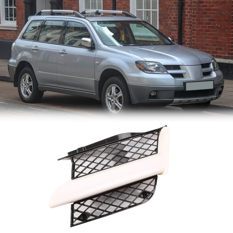 

1 PCS Front Left Bumper Upper Intake Grilles Cover For Mitsubishi Outlander 2003-2006