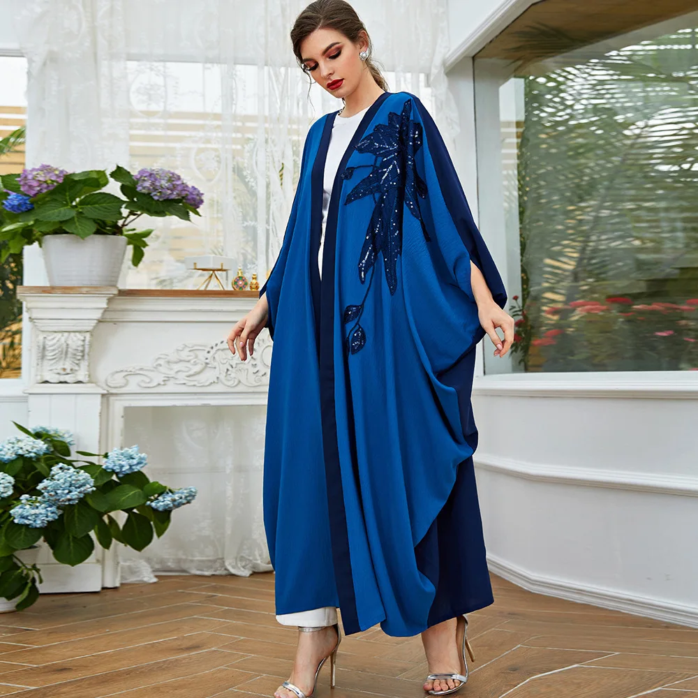 Caftan Marocain Muslim Abaya Dress Dubai Turkey Islam Arabic Djellaba Kaftan Robe Longue Kimono Femme Musulmane Abayas For Women