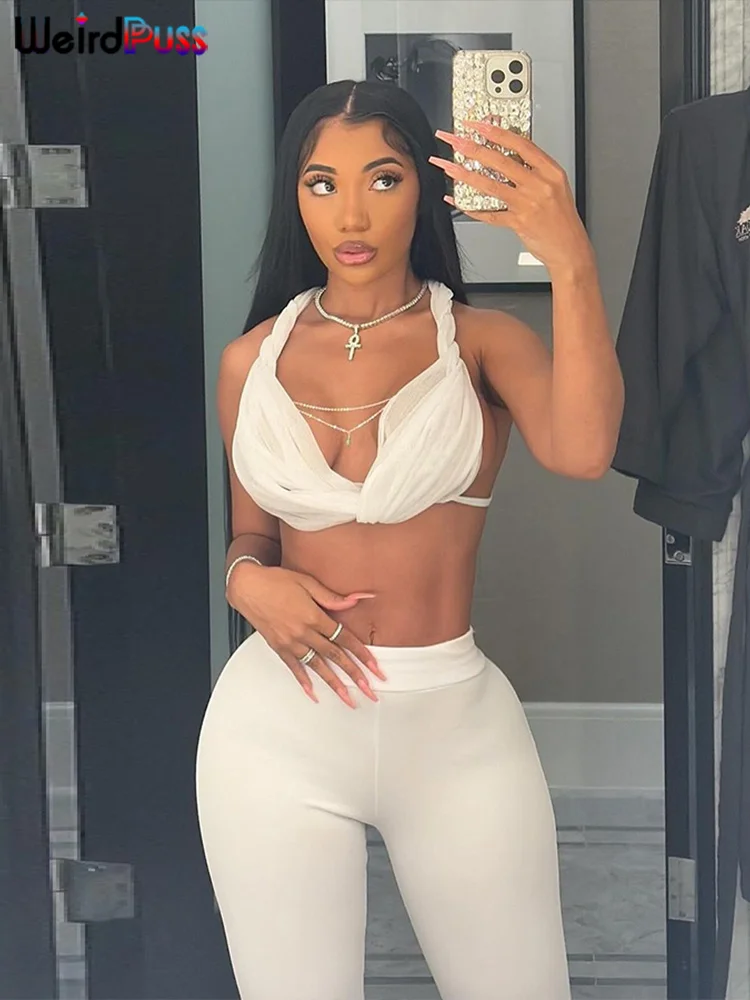 Puss сексуальный женский комплект из 2 предметов летний тренд сетчатые тонкие топы