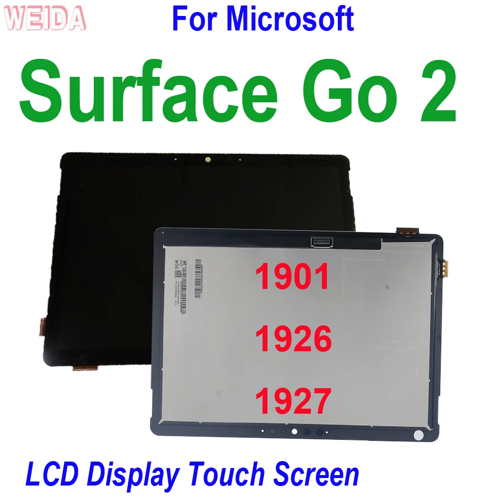 

AAA + 10,5 "ЖК-дисплей для Microsoft Surface Go 2 Go2 1901 1926, ЖК-дисплей кодирующий преобразователь сенсорного экрана в сборе для Surface Go 2 LCD