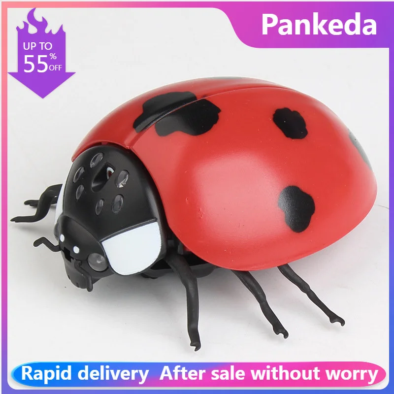 

New Ladybird Fly insects Infrared Remote Control RC Insects Practical Prank Tricks Toy Fly 2023 Hot Christmas Mischief Toys