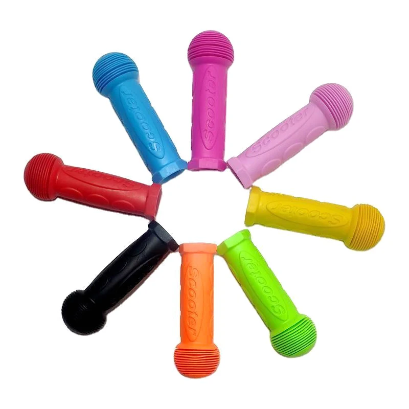 

Резиновые ручки для руля велосипеда, противоскользящие ручки для велосипеда, трехколесного велосипеда, скейтборда, скутера для детей, синие, красные