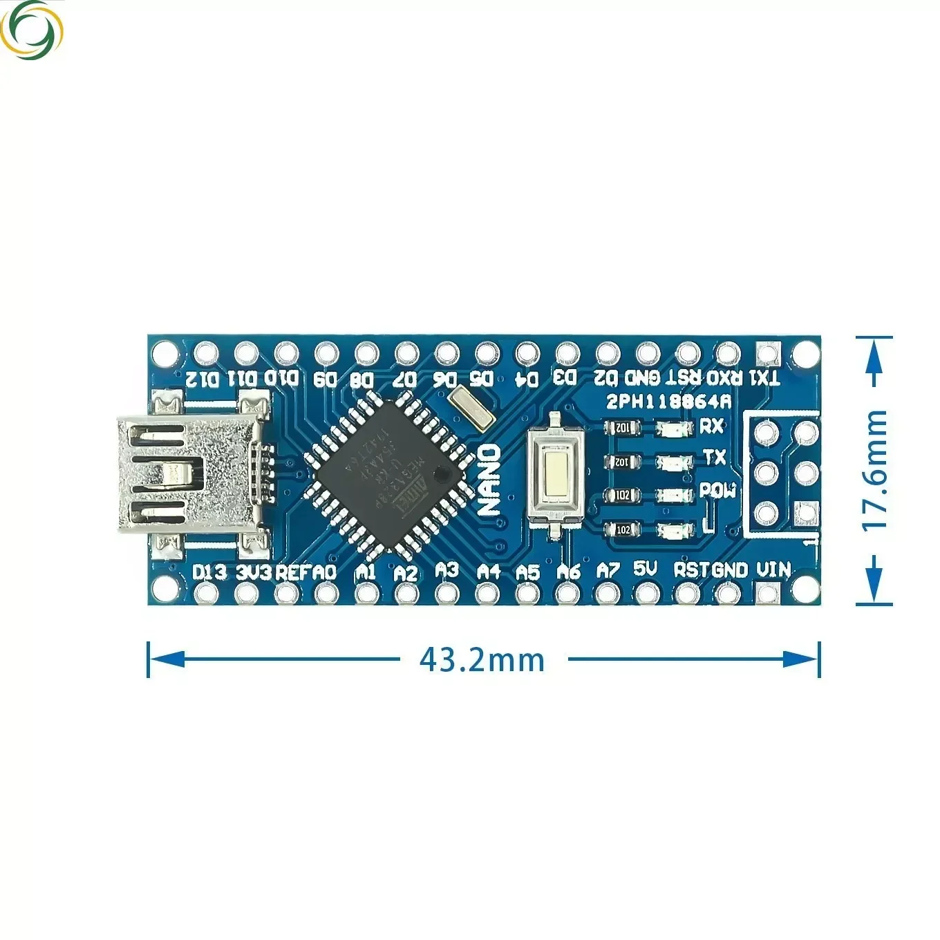 Микроконтроллерная плата Arduino Nano V3.0