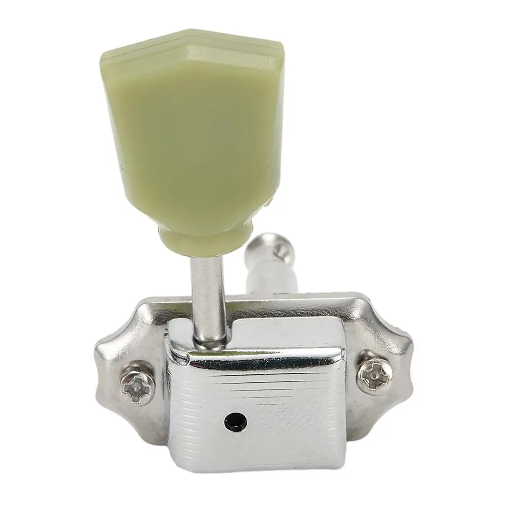 Хромированные гитарные тюнеры металлические правые и левые аксессуары 3R + 3L