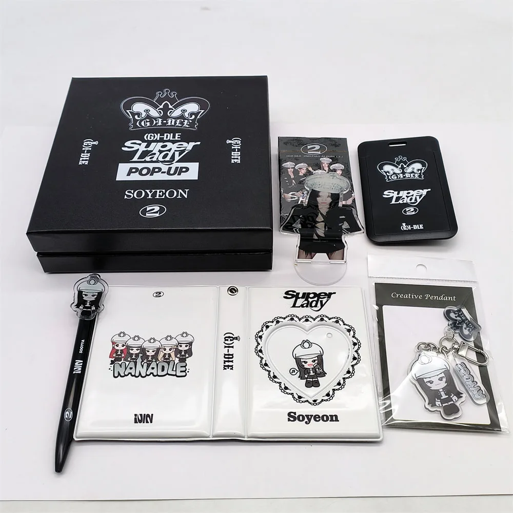 Фотоальбом KPOP (G)I-DLE Super Lady подарочный набор фотокарточка фоторучка MiYeon YUQI Minnie Shuhua