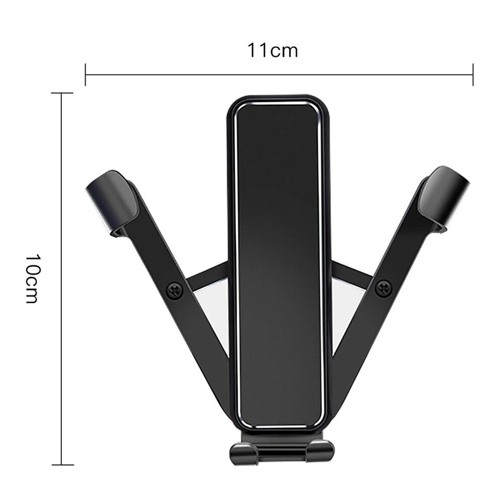 

Aluminum Alloy+ABS+acrylic Car Phone Holder Gravity Mobile Phone Stand For Tesla Model 3/Y Mobile Phone Holder