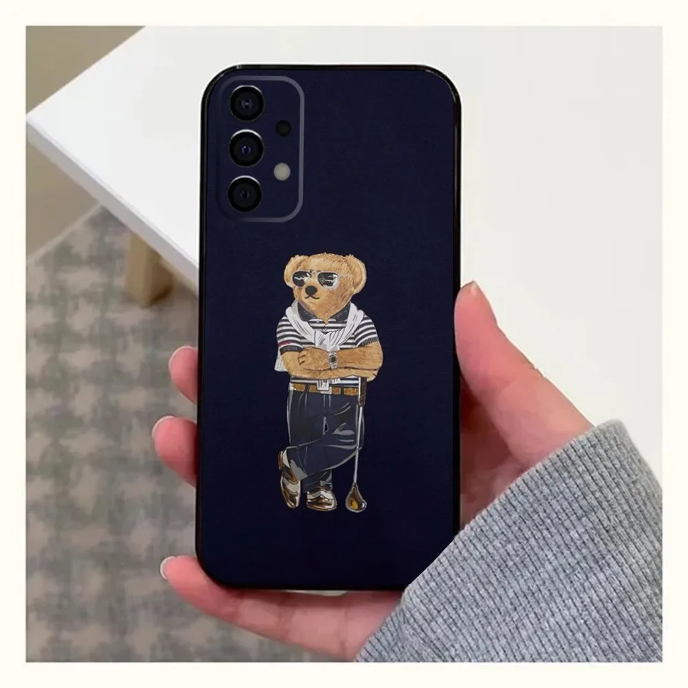 Модный чехол для телефона B-Baron F-Filou Bear Samsung Galaxy A20 A21s A22 A31 A32 A52 A53 A72 73 A80 A91 Мягкий