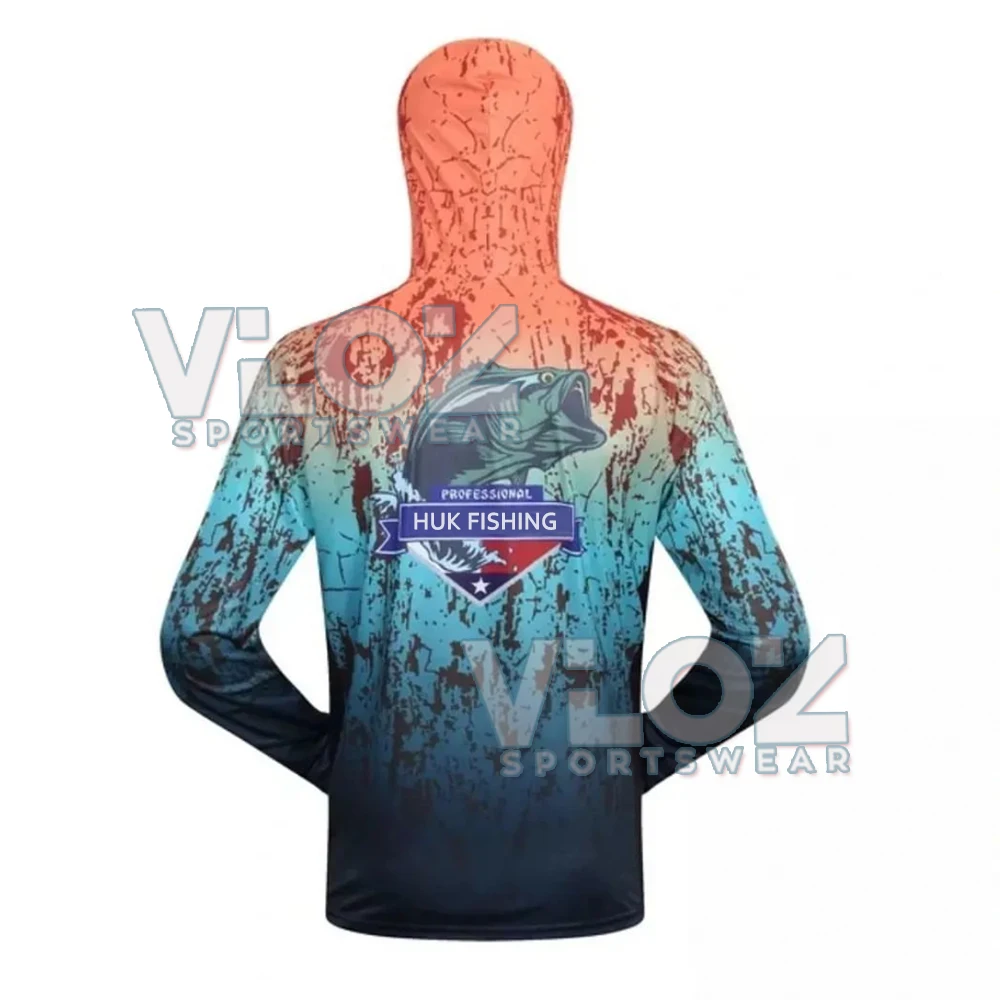 

Fishing Apparel Men Long Sleeve Performance Hoodie Breathable Kit UV Protection Fish Wear Camisa De Pesca Outdoor Angling Shirts