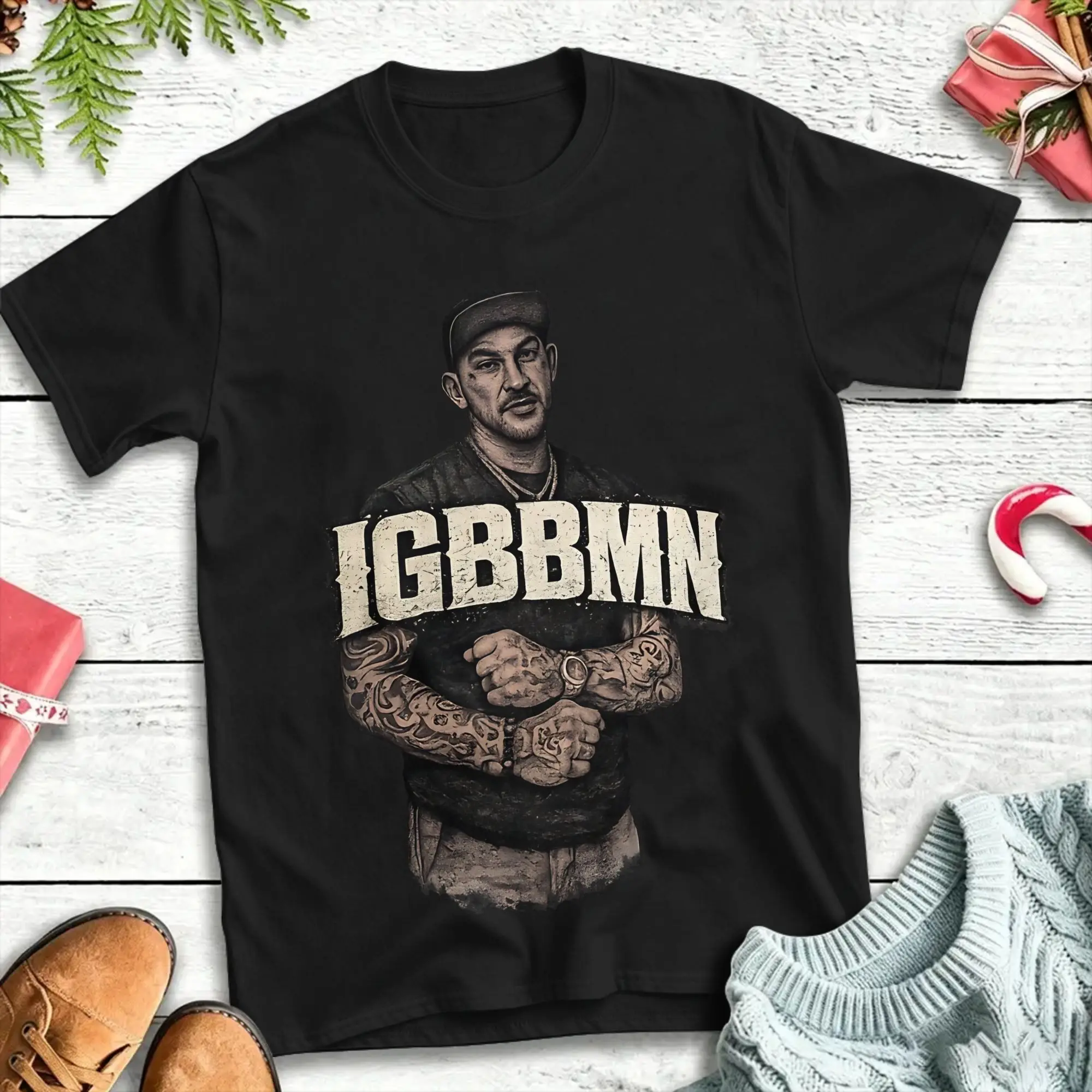 Фото Мужские футболки IGBBMN Its Gonna Be Bad My Ninja, рубашки для отдыха, футболки с короткими рукавами и круглым вырезом, 100% хлопок, новая коллекция одежды №1
