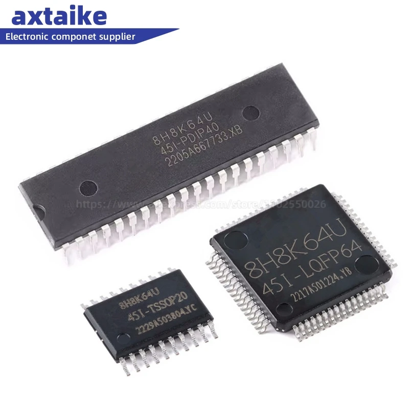 

5PCS 8H8K64U STC8H8K64U-45I TSSOP20 LQFP32 LQFP48 LQFP64 PDFP40 STC8H8K64U SMD Singlechip 1T 8051 Microprocessor IC