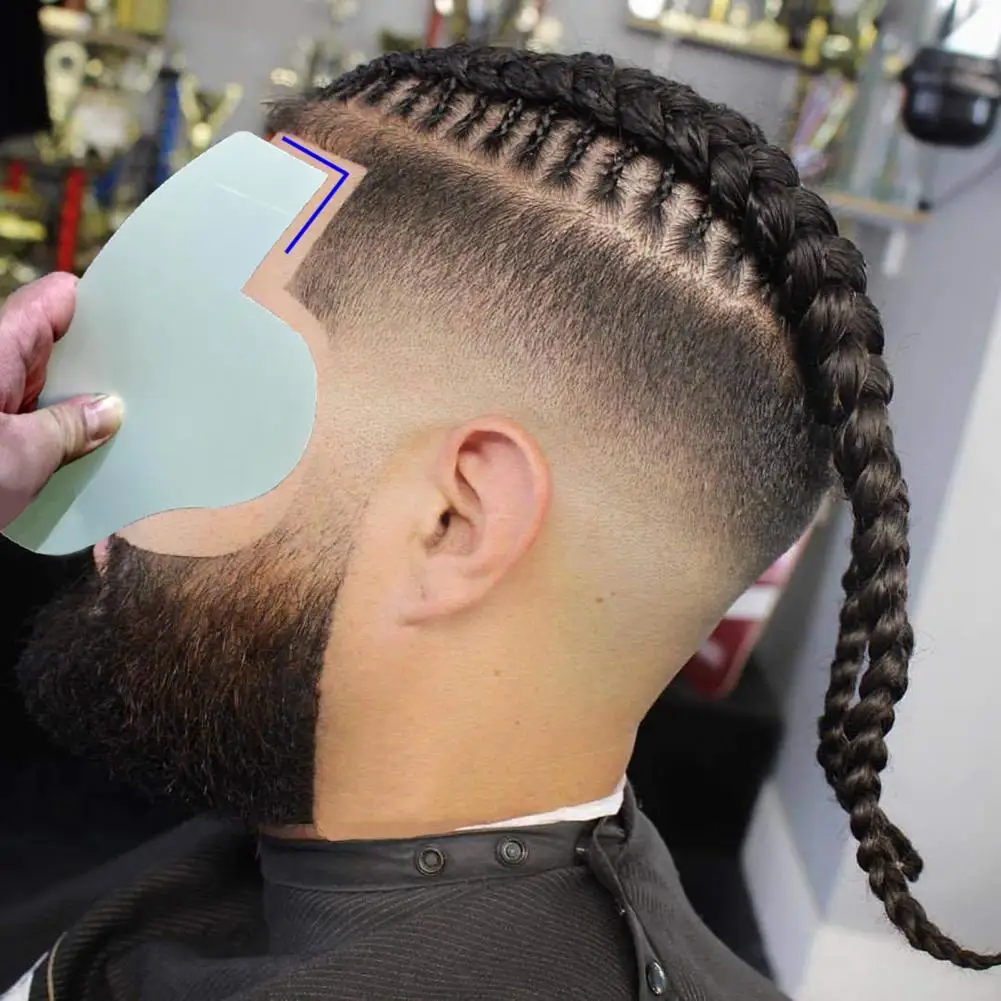 

Улучшающая карта Hairline, гибкое положение, портативная многофункциональная компактная оптимизирующая лента для волос, аксессуары для парикмахера