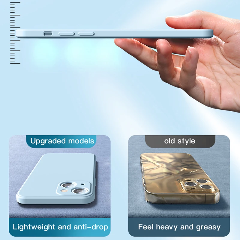 Чехол из жидкого силикона для IPhone 15 14 13 12 11 Pro Max XS X XR 7 8 Plus