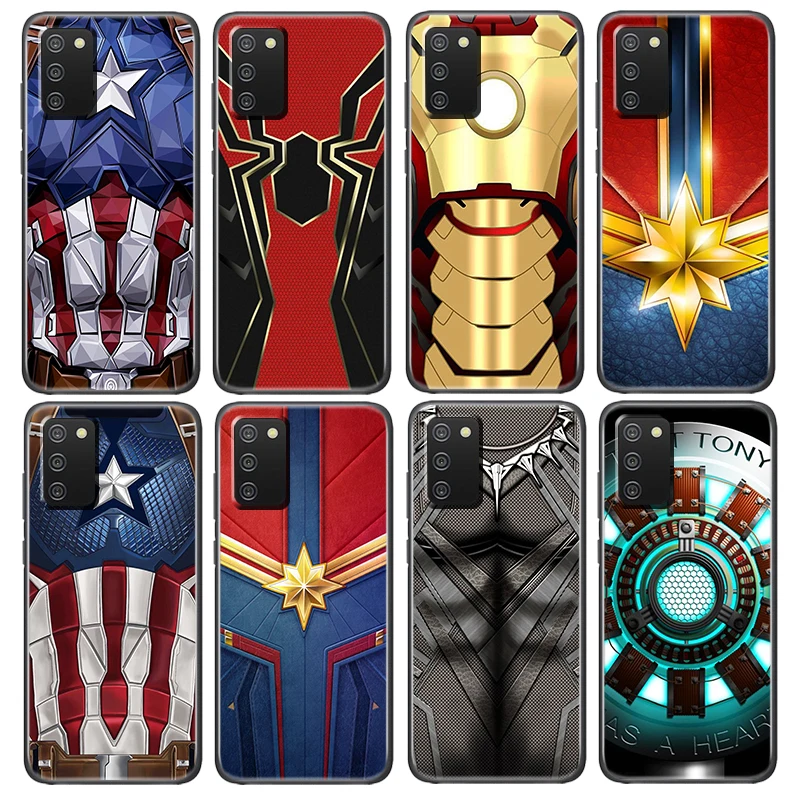 

Superhero Marvel Cool Black Phone Case For Samsung A73 A72 A71 A54 A53 A52 A51 A42 A33 A23 A22 A21S A13 A04 A03 5G
