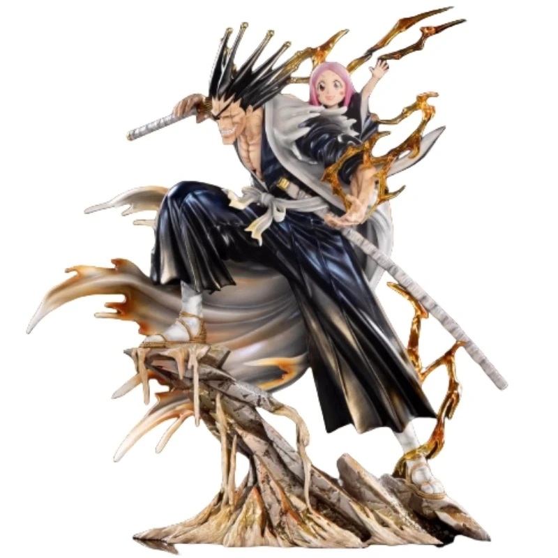 Фигурка из смолы Gk отбеливатель Gotei 13 Zaraki Kenpachi