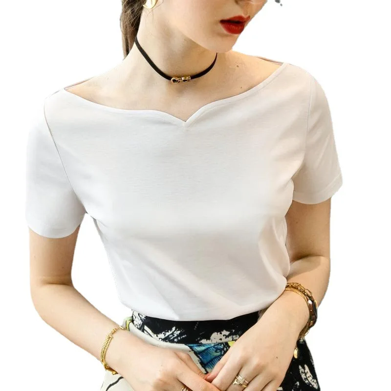

2022 New High Quality Short Sleeves Cotton T Shirt Didi015 S504