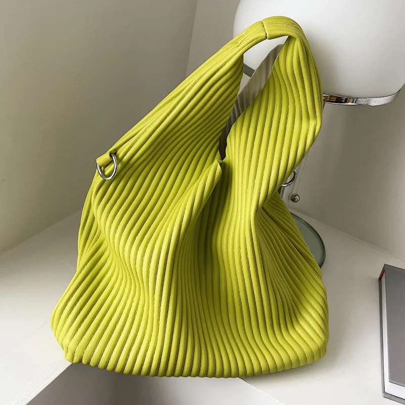 

2022 New Brand Luxury Tote Ladies Pu Leather Bucket Shoulder Bag Large Capacity Handbags And Purses Solid Color Crossbody Bag