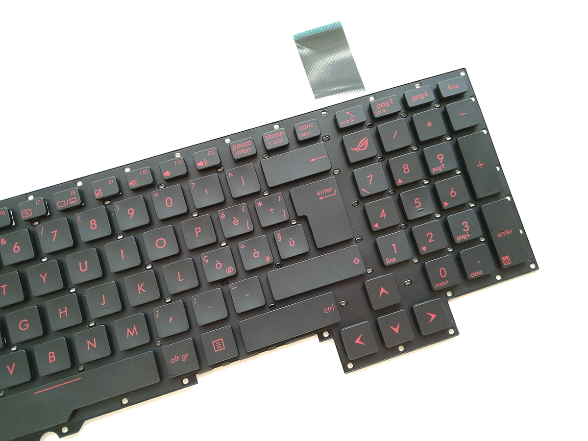 Клавиатура с итальянской раскладкой для Asus G751J G751 G751JY G751JT G751JM без подсветки
