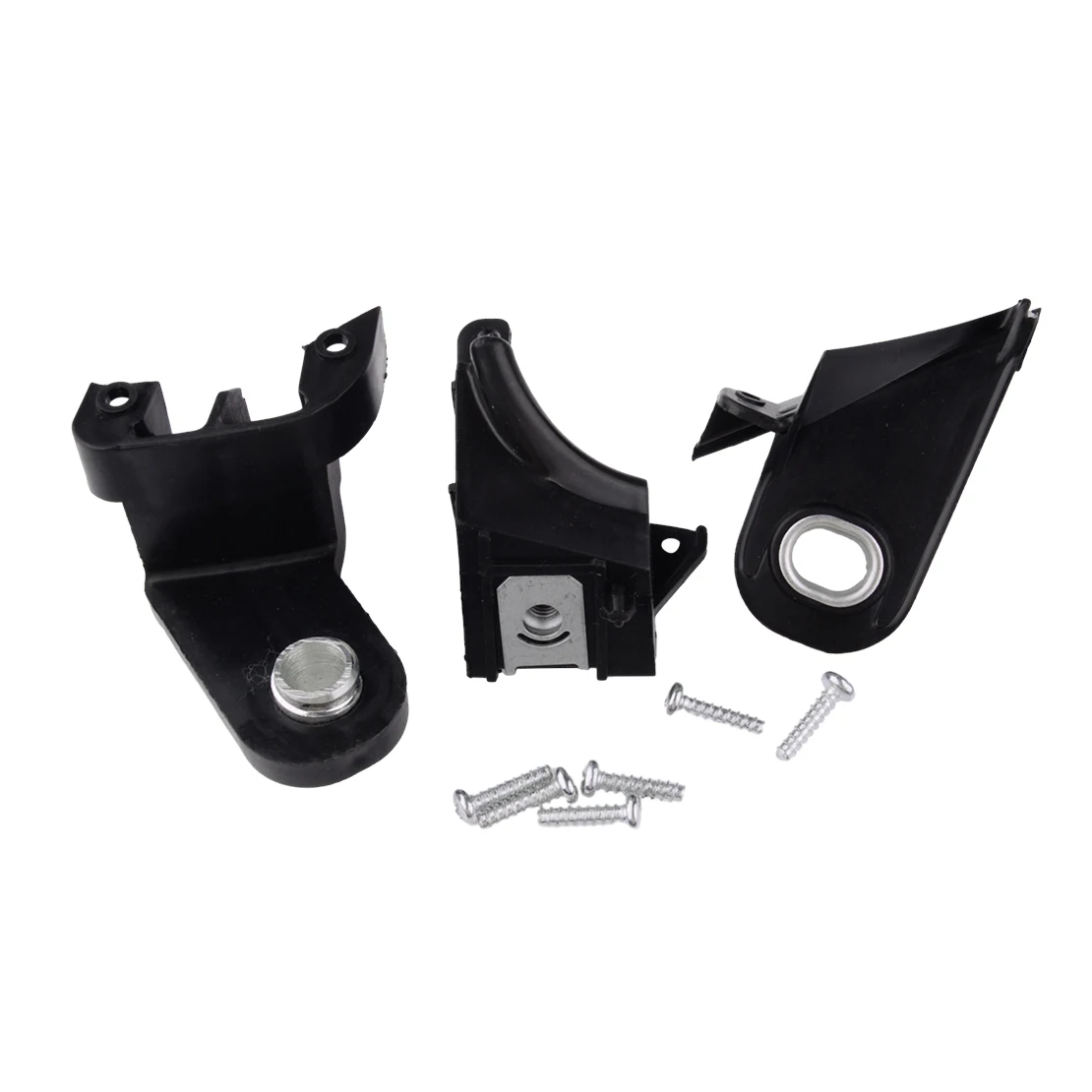 Черный комплект для ремонта передней фары Fiat 51816682 Abarth 51816681 500