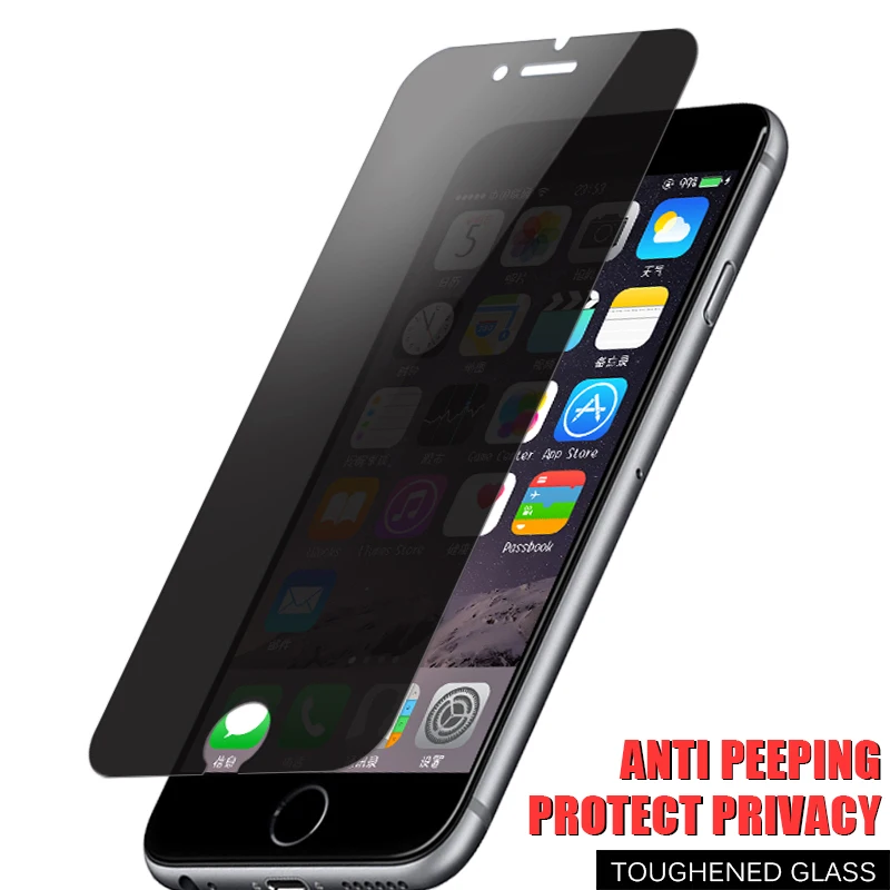 100D HD Anti Spy Tempered Glass For IPhone 13 12 11 Pro Mini XR/X/XS Max Privacy Screen Protector 7/8S Plus SE 2020 |