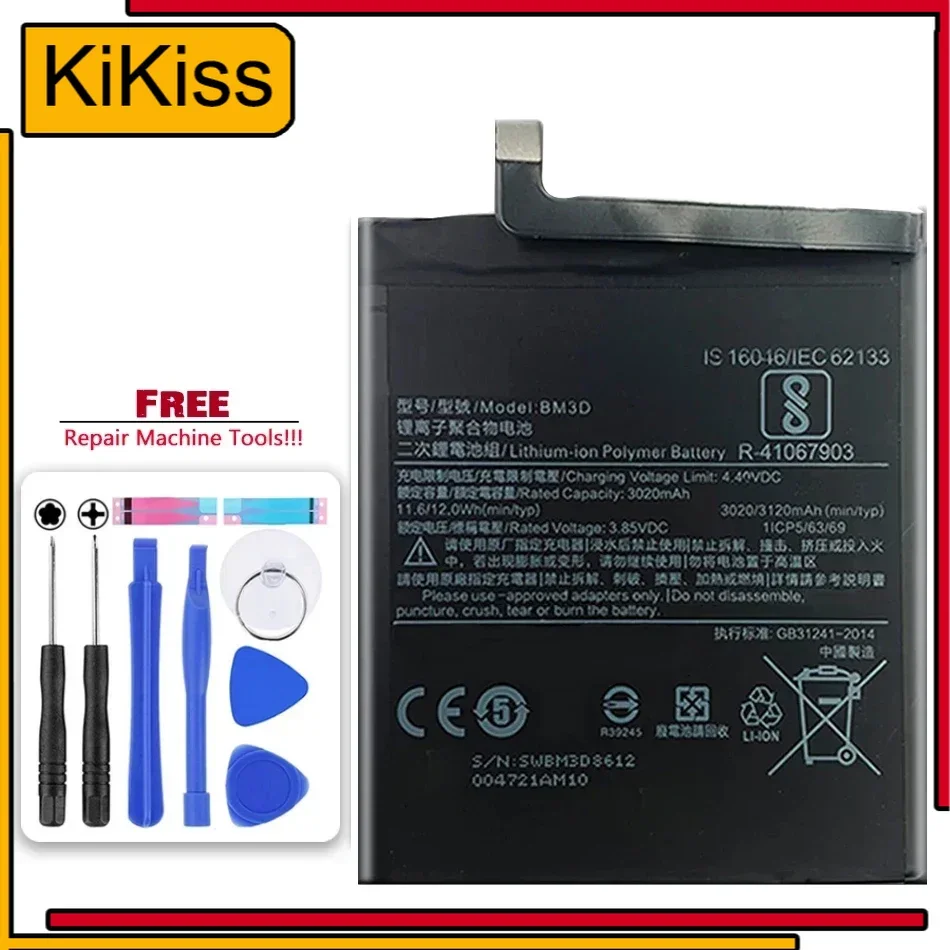 Аккумулятор BM3D 3020 мАч для Xiaomi Mi 8 SE 8SE аккумулятор + бесплатный инструмент