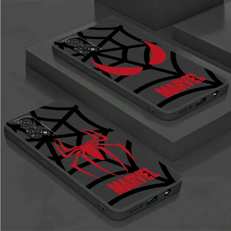 Чехол для телефона Marvel Spiderman Cool Spider Xiaomi Redmi note 12 11 pro 5g 9S 7 13c 13Pro защитные чехлы с
