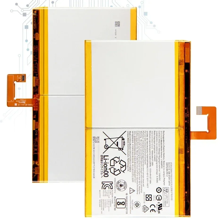 Аккумулятор L16D2P31 7000 мАч для LENOVO TAB 4 TAB4 REL/10 PLUS 10PLUS TB-X304L X304F TB-X704F X704L X504F X504L Bateria