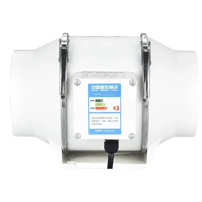 220 В вытяжной вентилятор 4 дюйма домашний бесшумный линейный трубный канальный