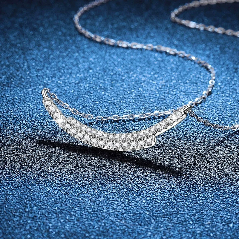 Серебряное ожерелье с муассанитом NoEnName_Null