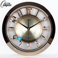16-inch Large Wall Clock Vintage Silent Luxury Gold Shabby Chic Kitchen Home Watch Wall Clocks Home Decor Duvar Saati Gift SC574