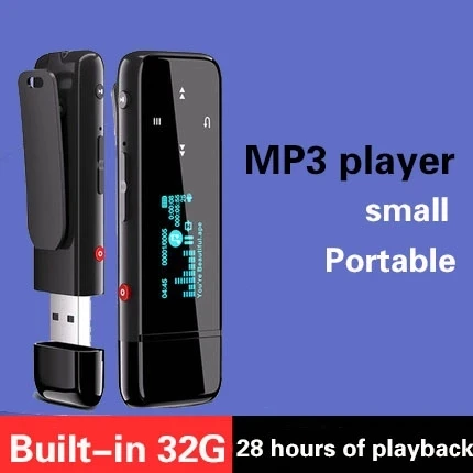 

Moonlight Treasure Box MP3 Walkman Player Portable 32GB with Back Clip
