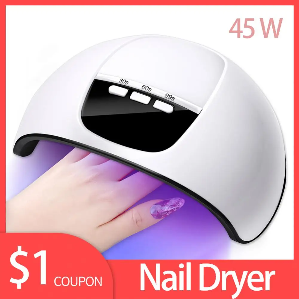 

Nail Dryer Lamp 54W UV LED Lamp For Nails For Curing All Gel Nail Polish With Motion Sensing Manicure Pedicure Salon Tools