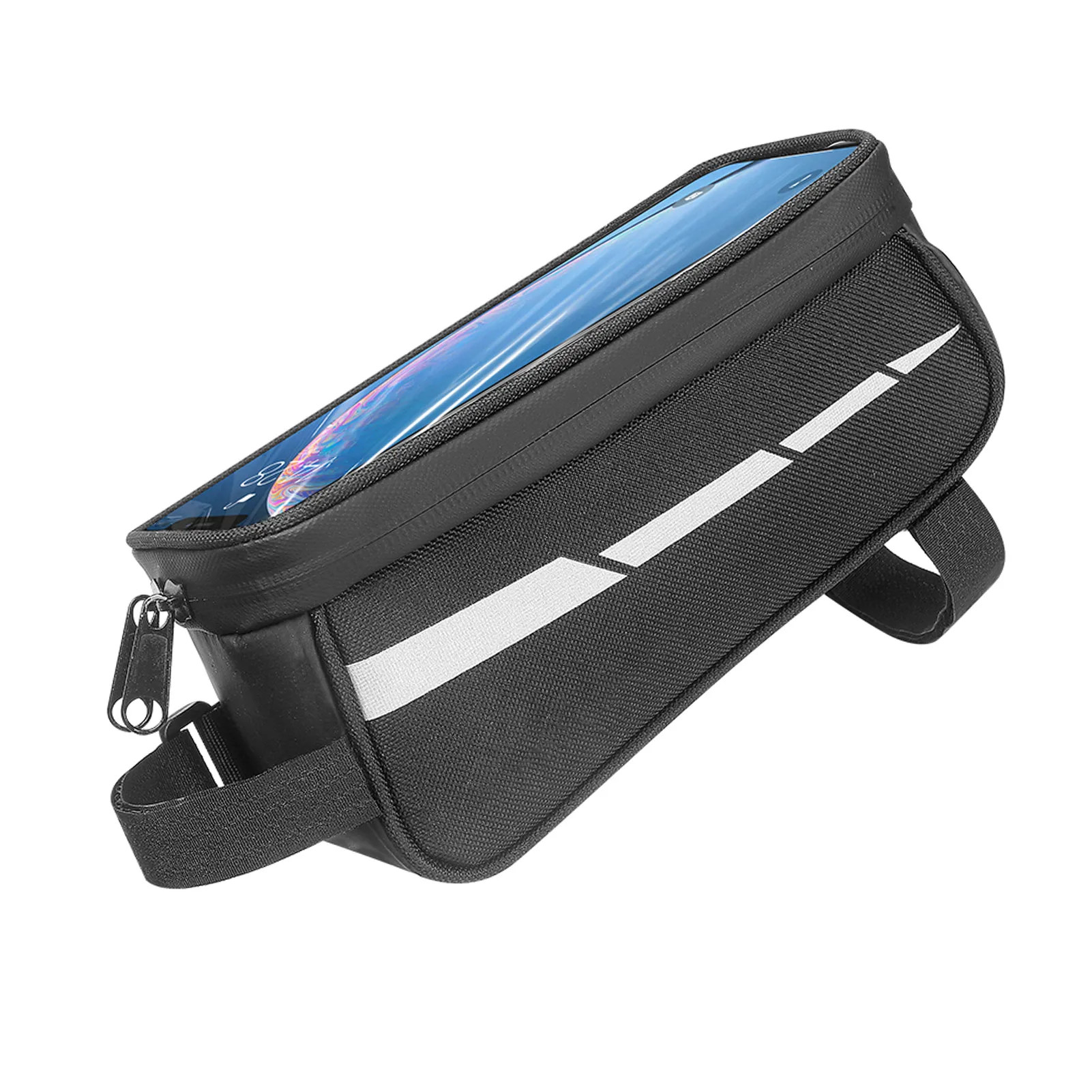 

Waterproof Bike Pouch Bicycles Road Cycling Waterproof Phone Holder Storage Pouch Makes Riding More Comfortable Safer Night