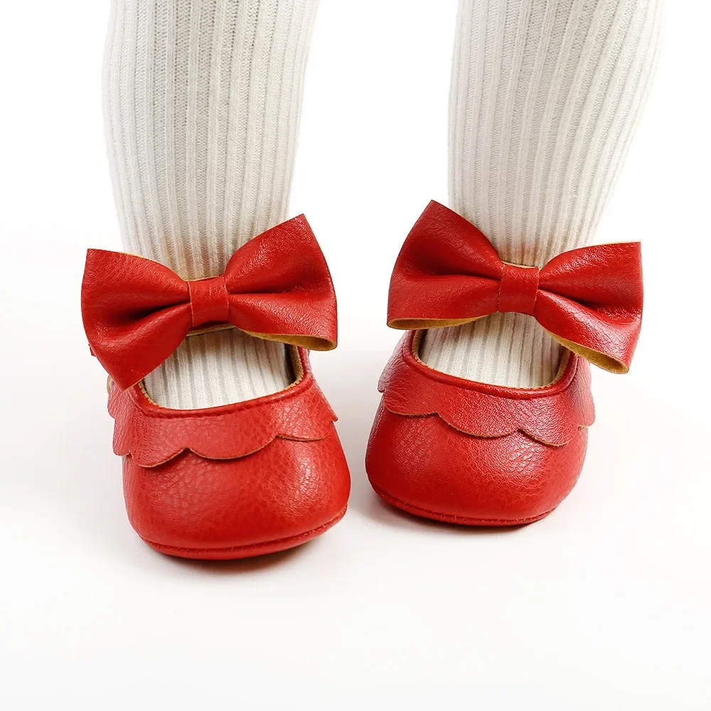 Детские летние туфли на мягкой подошве с бантом кроссовки для первых ходунков