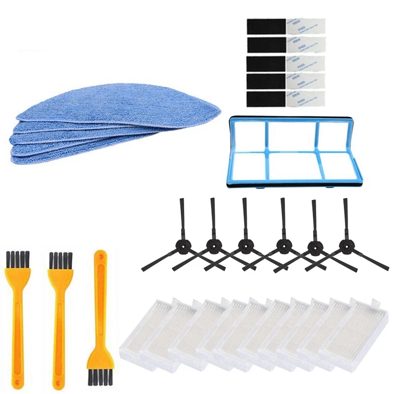 

Vacuum Robot Cleaner Parts Side Brush Primary Dust Filter Mop Hepa Filter For Ilife V5 V5S V3 V3S V5pro V50 V55 V5S Pro