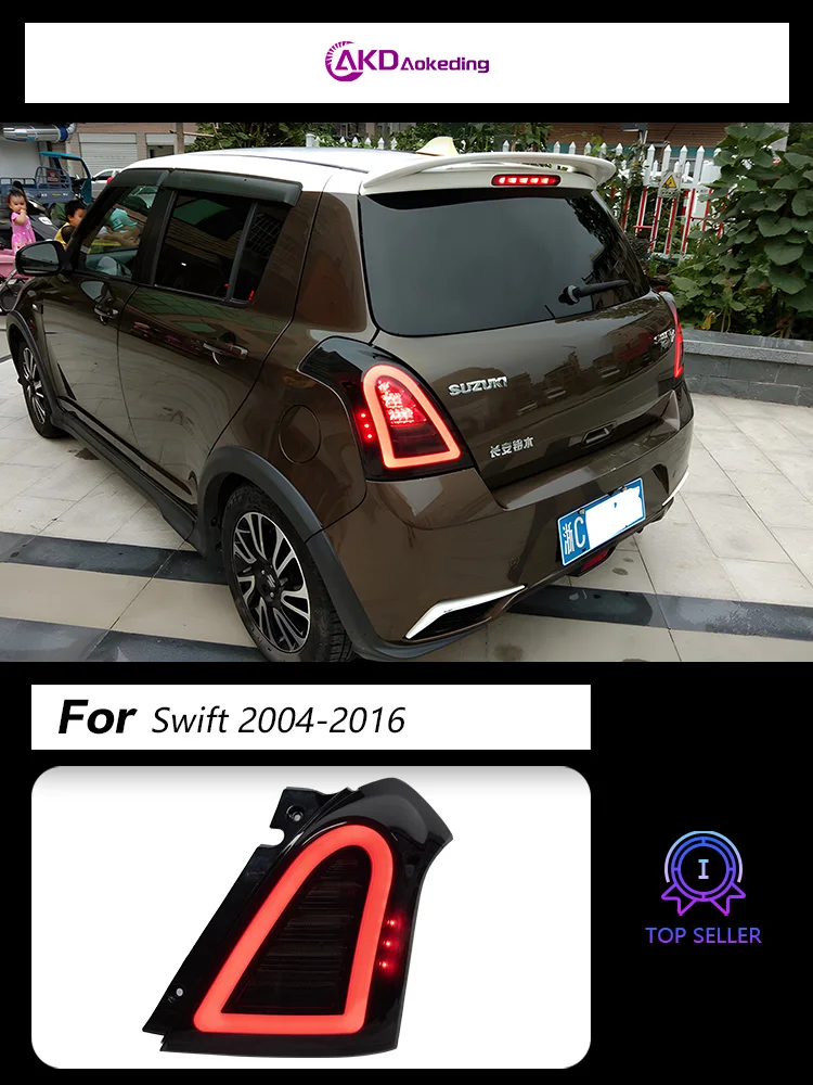 Предназначен для 04-16 Suzuki Swift tail светильник в сборе модифицированные дневные
