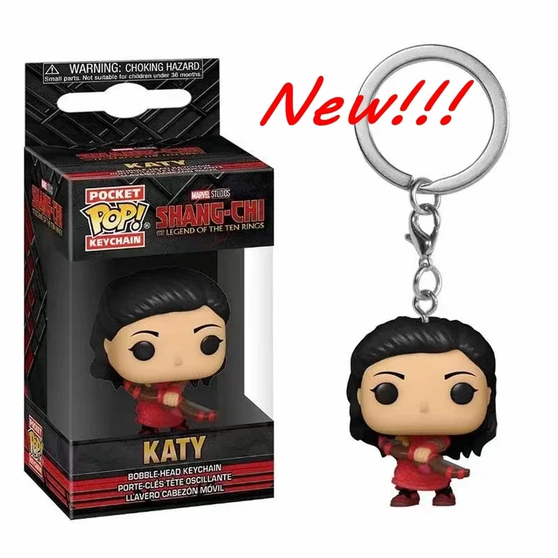 Новое поступление брелки FUNKO POP Marvels Studos Shang-chi Katy экшн-фигурки с качающейся