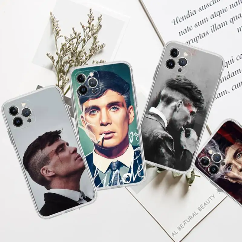 

Peaky Blinders Thomas Shelby Lambskin Phone Case For iPhone 14 11 12 13 Mini Pro XS Max Cover 6 7 8 Plus X XR SE 2020 Funda