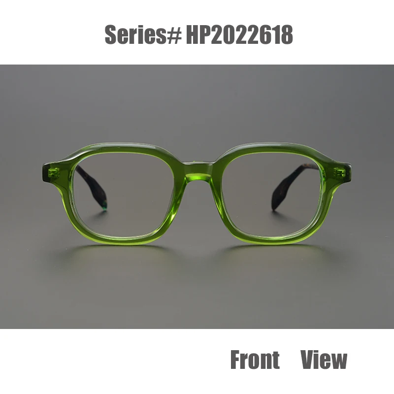 BLACK FRIDAY BUY for New Year 2023 Green Red Student Niche Retro Plate Glasses Frame Trendy Free Shipping