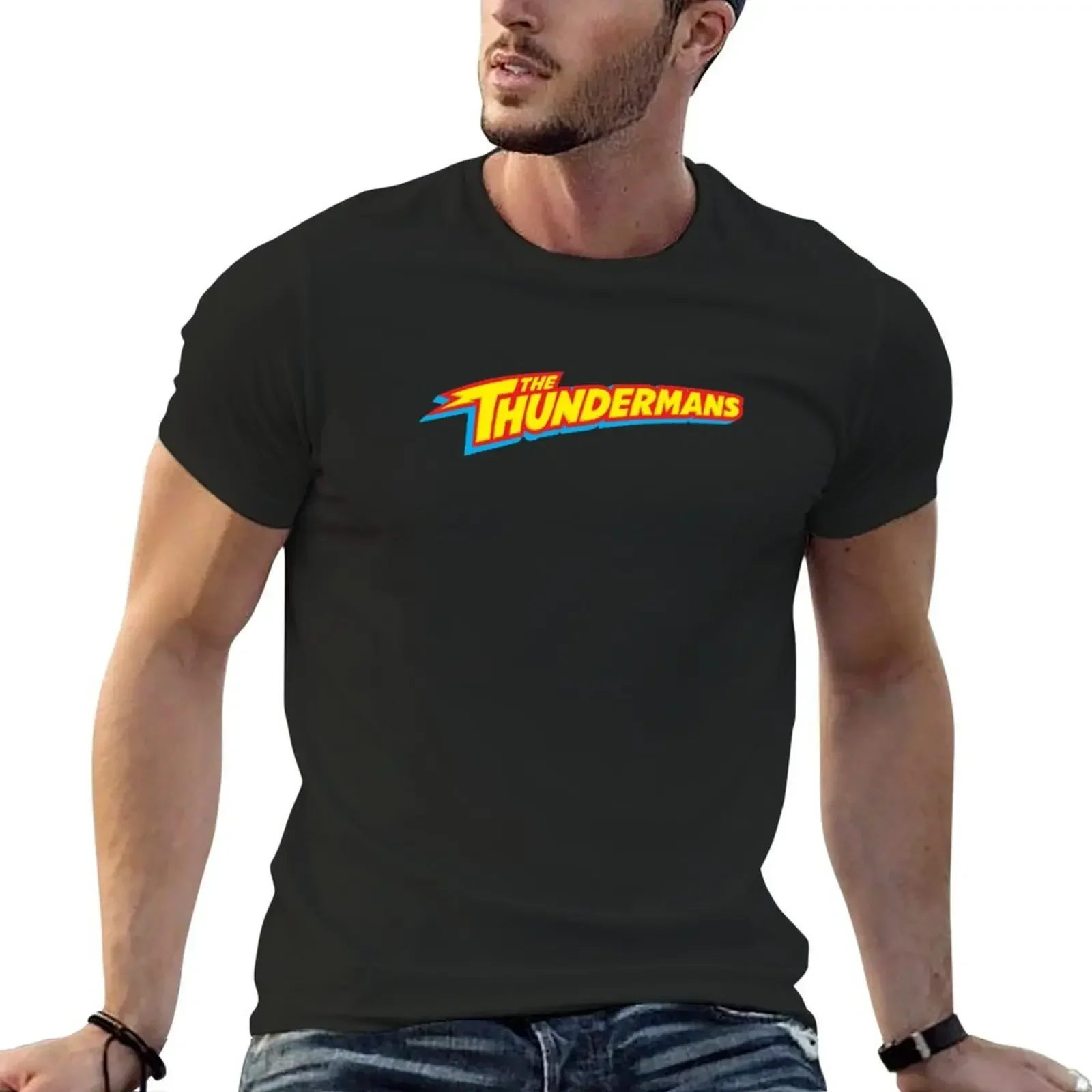 ЛУЧШИЙ ПРОДАВЕЦ - футболка The Thundermans Merchandise большие футболки с аниме мешковатые