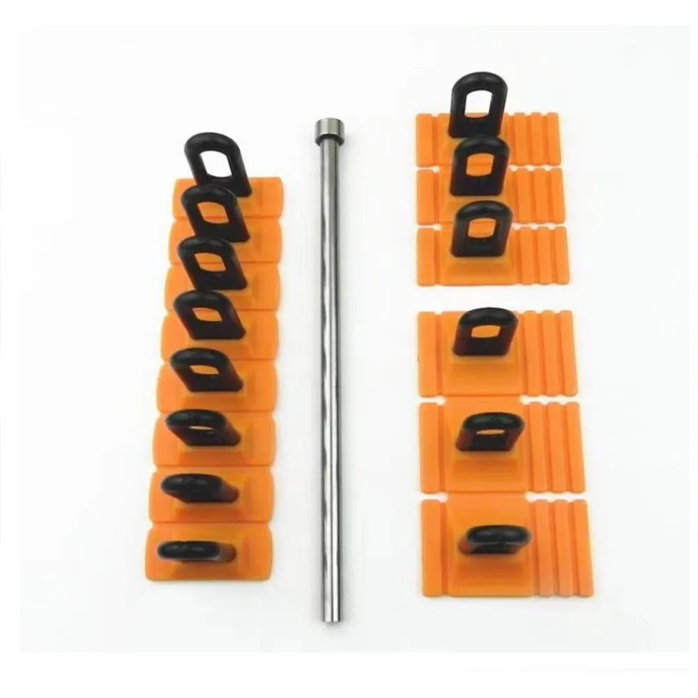 

Car Dent Pulling Tool Glue Puller Tabs Kit For Paintless Dents Repair Orange Color Tab And Metal Rod Car Sag Repair Tool