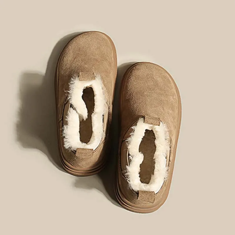 

Snow Boots Women's Winter New Fleece Warm Casual Women's Boots Simple All-match Short Boots Non-slip Fashion Women's Shoes