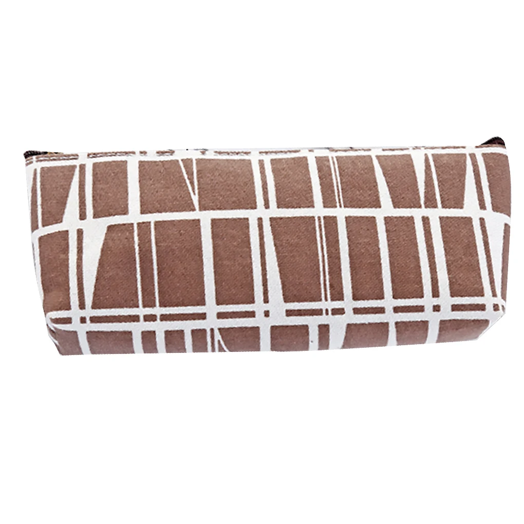 

Fresh Stripe Simple Canvas Pencil Case School Storage Bag Cosmetic Bag Pouch Girls Stationery Gift School Supplies
